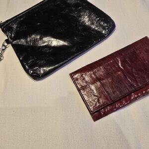 Latico Leather Wristlet + Snakeskin Billfold